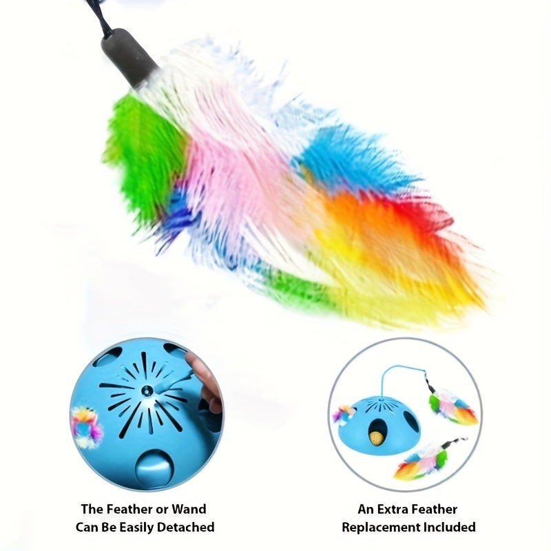 3 in 1 Interactive Cat Toy for Indoor Cats