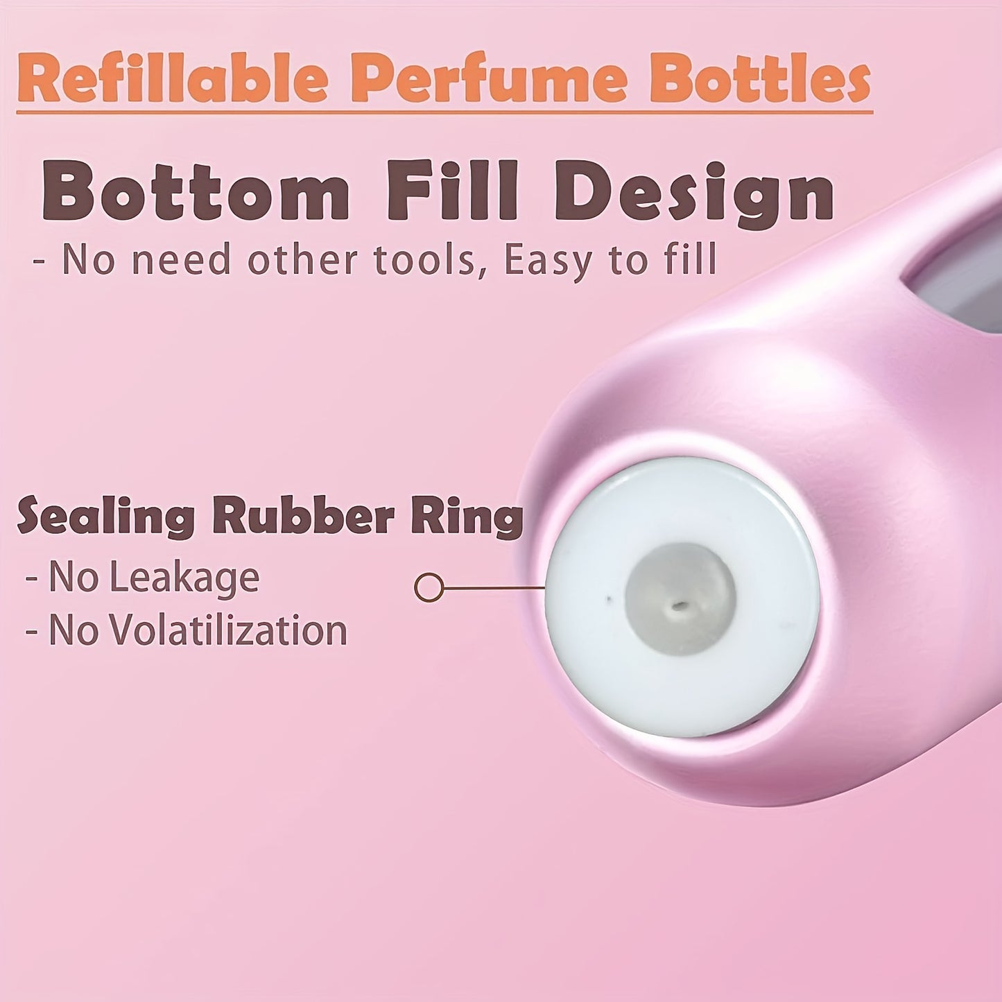 1pc Mini Travel Perfume Refillable Atomizer