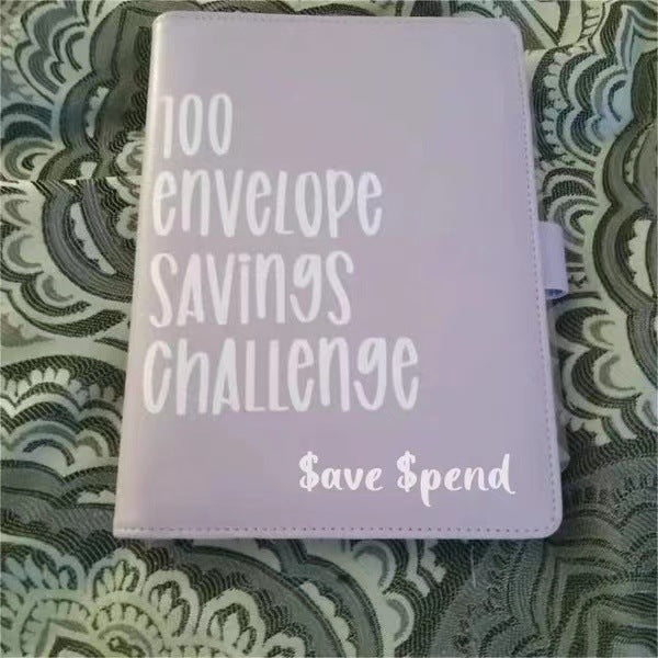 100 Envelope Cash Savings Challenge Binder