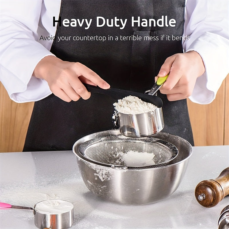 10pcs, Stainless Steel Measuring Spoon And Cup Set