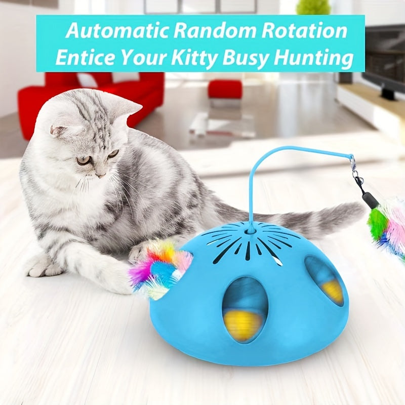 3 in 1 Interactive Cat Toy for Indoor Cats