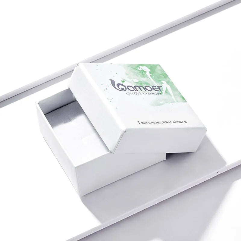 BAMOER 925 Sterling Silver Vintage Letter A to Z Pendant Long Chain Necklace