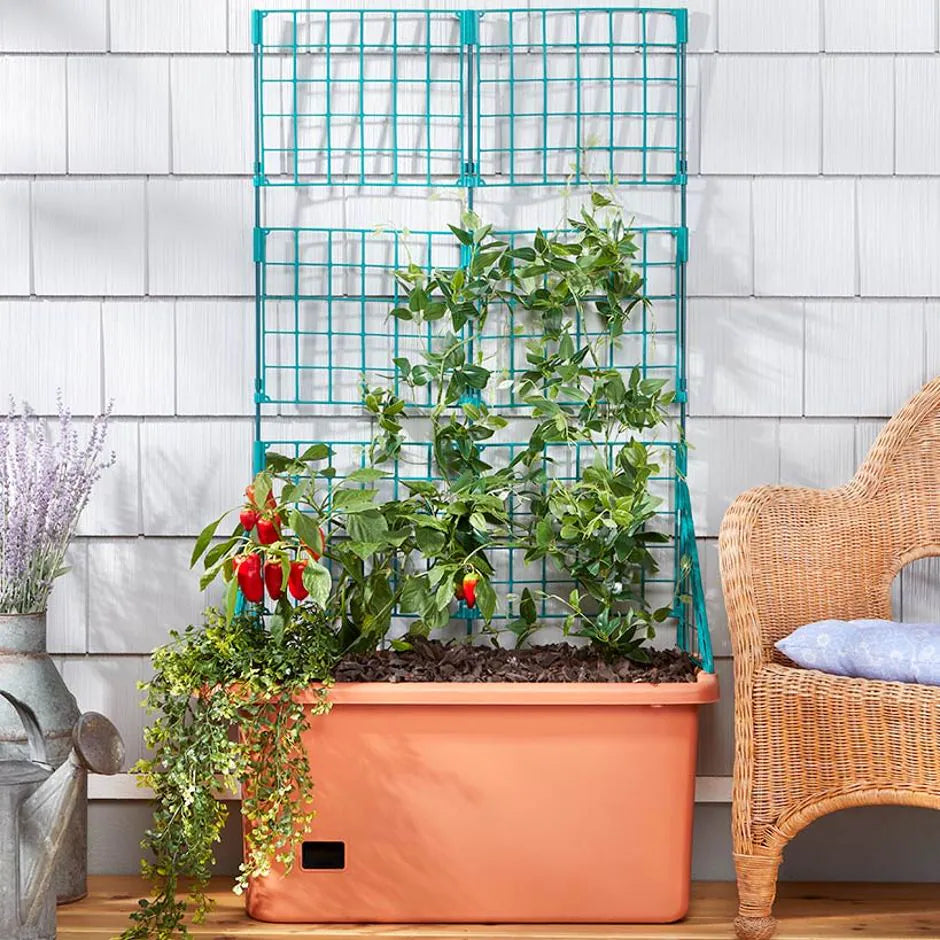 Self Watering Mobile Garden with Trellis
