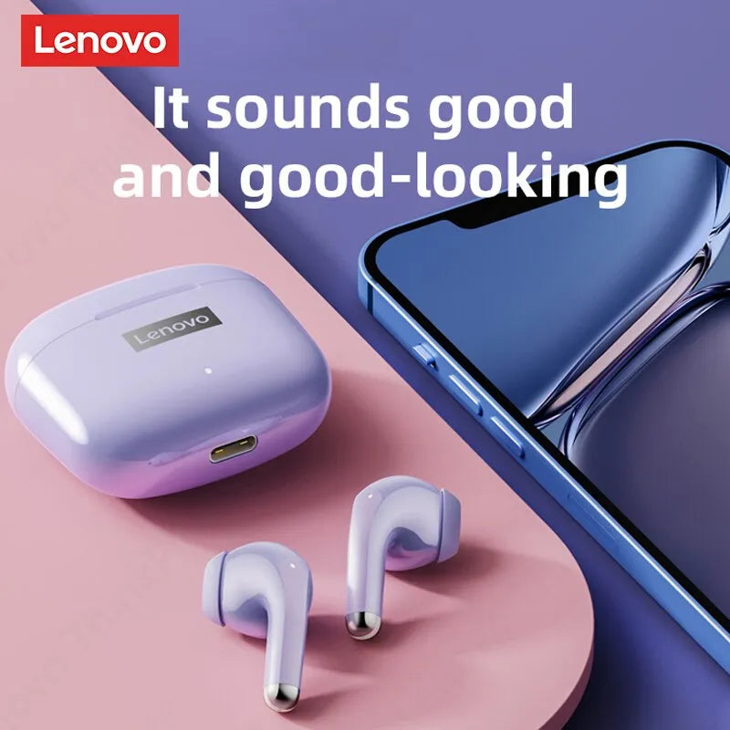 Lenovo LP40 Pro Bluetooth 5.1 Wireless Sports Waterproof Earbuds