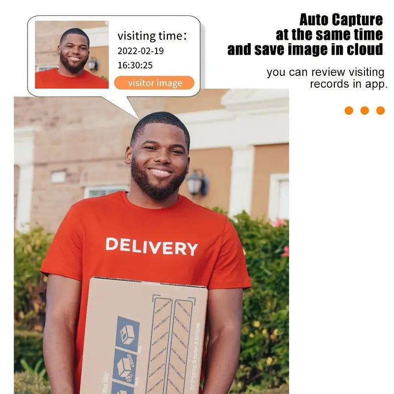 Wireless Video Smart Doorbell With Intercom