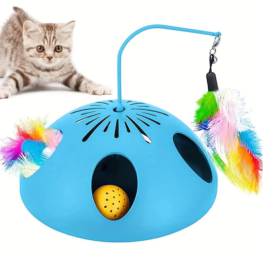 3 in 1 Interactive Cat Toy for Indoor Cats