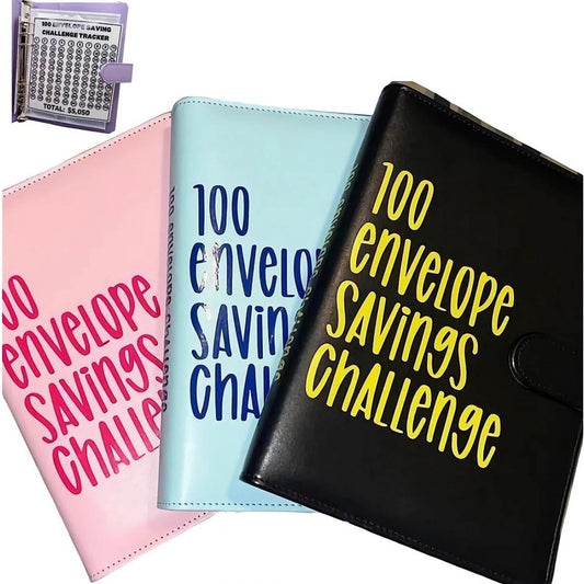 100 Envelope Cash Savings Challenge Binder
