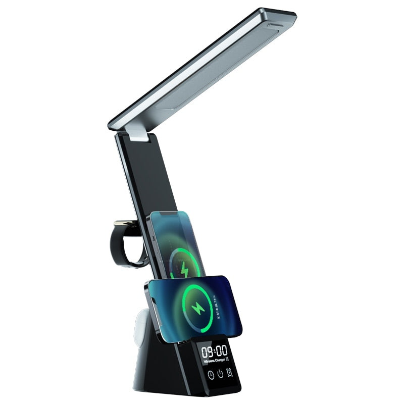 Wireless LED Charger Desk Lamp