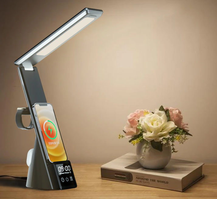 Wireless LED Charger Desk Lamp